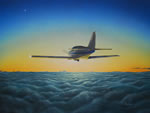 "Definitely VFR" - Don Feight - Aviation Art